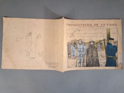 Jean-Pierre LAURENS. Prisonniers de guerre, feuillet agraffé…