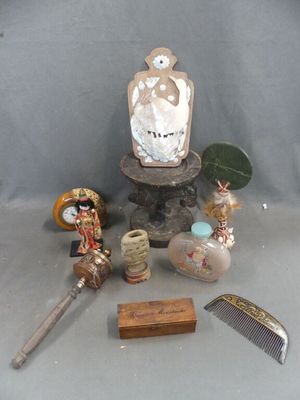 a lot of items that are sitting on a table
