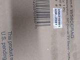 a box with a barcode on it sitting on a table