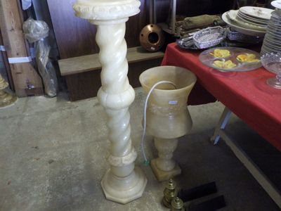 a picture of a lamp that is on a table