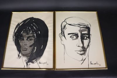 ECOLE MODERNE Portrait d'homme