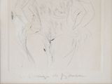 an image of a drawing of a woman sitting on a chair
