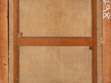 an image of a painting of a window with writing on it