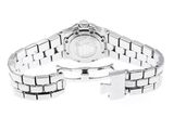 a close up of a watch on a white background with a white background