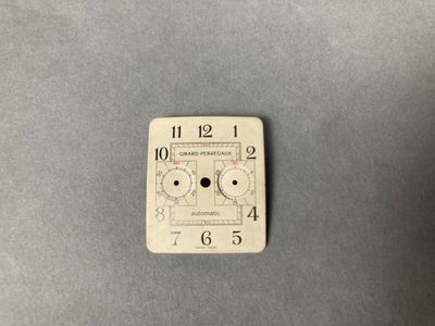 Cadran rectangulaire galbé pour chronographe GIRARD-PERREGAUX Automati