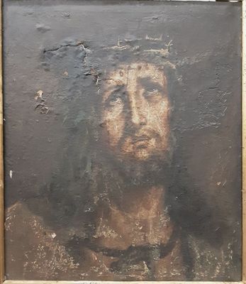 « Portrait du Christ ». Huile sur toile.