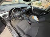 the interior of a car with a steering wheel, dashboard, and dash board