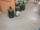 a room with a lot of items on the floor
