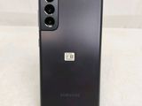 a close up of the back of a black samsung note 10