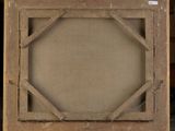 an image of a picture frame sitting on top of a wooden easel