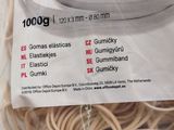 a bag of rubber bands in the bag on the table