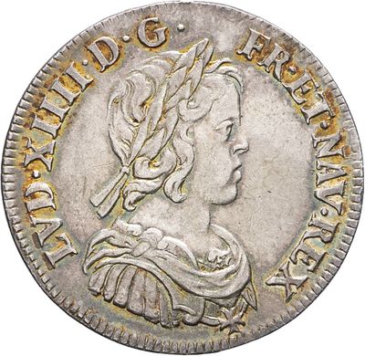 a silver coin with a woman ' s head on it