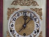 a clock that is on the wall in the room