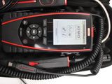 an image of a black case with a red trimming on top of it
