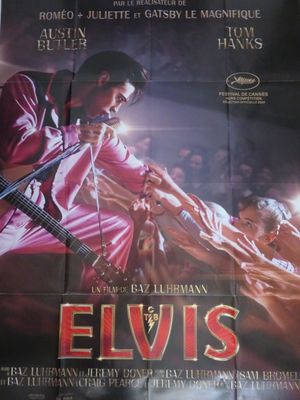 une image représentant une affiche de film sur laquelle figure Elvis