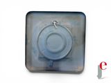 a picture of a cup and saucer on a plate