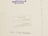 an old envelope with a picture of a man on it