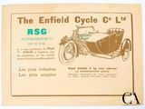 une ancienne publicité pour la société Enfield Cycle Co. Ltd.
