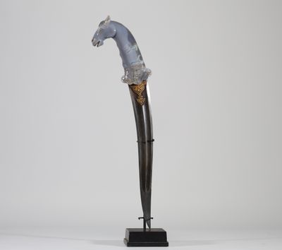 Poignard de type khanjar, Perse (Iran), époque Qajar, XIXe s… - Photo 1