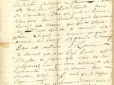 un vieux manuscrit comportant des inscriptions et des traces d'encre noire
