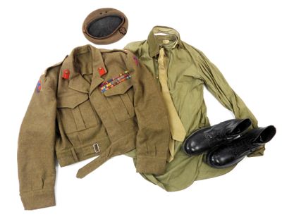 uniforme porté par un soldat pendant la Seconde Guerre mondiale