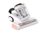 gros plan d'un aspirateur sur fond blanc