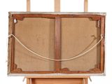 a picture of an easel with a painting on it