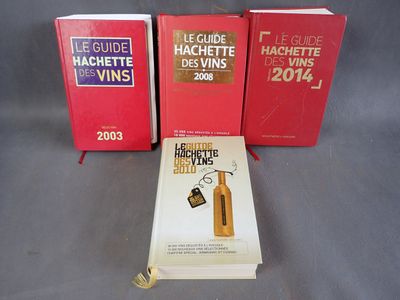 GUIDE HACHETTE DES VINS, 4 volumes 2003 / 2008 / 2010 / 2014…