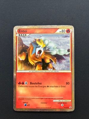 a close up of a pokemon card on a table