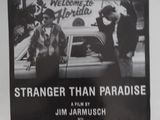 affiche du film « Stranger Than Paradise », avec Jim Jarmusch et Richard Baskin
