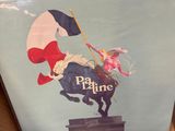 vinyl record album with a picture of a man riding a horse holding an umbrella
