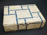 a cardboard box that is sitting on a table