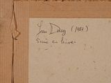 an old photo of a piece of paper with a handwriting on it