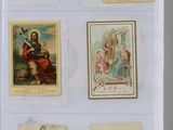 a picture of a collection of religious cards on a table