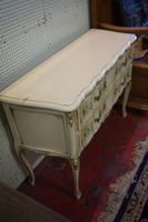 commode polychrome de style Louis XV - à 2 tiroirs - H : 68 … (photo 2)