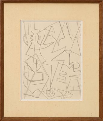 an image of a picture of a drawing in a wooden frame