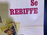 a poster with a picture of a man on it