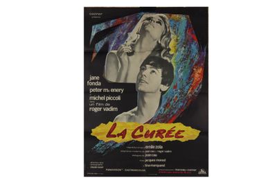 Jean BARNOUX (Illustrateur). Affiche du film "La curée" de 1…