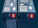 two boxes that are sitting next to each other on a table