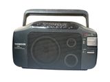 an image of a radio with a speaker on top of it