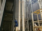 a large machine that is inside of a building