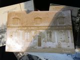 several old photos of a house and a couple of old photos