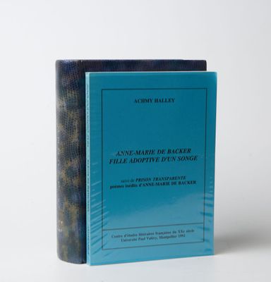 DE BACKER, Anne-Marie. Ensemble de 8 recueils ou plaquettes …