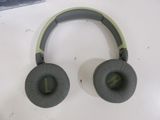 a pair of headphones sitting on a table