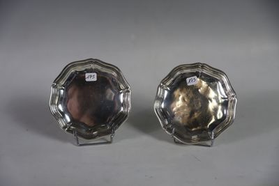 pair of silver plated candlestick holders