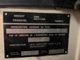 a close up of a sign on the side of a vehicle