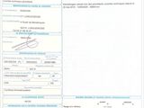 a close up of a document with a barcode on it
