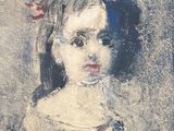 une image représentant un tableau d'une jeune fille avec une fleur dans les cheveux