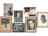 de nombreuses vieilles photos en noir et blanc d'hommes et de femmes