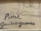 a picture of a drawing in a box with writing on it